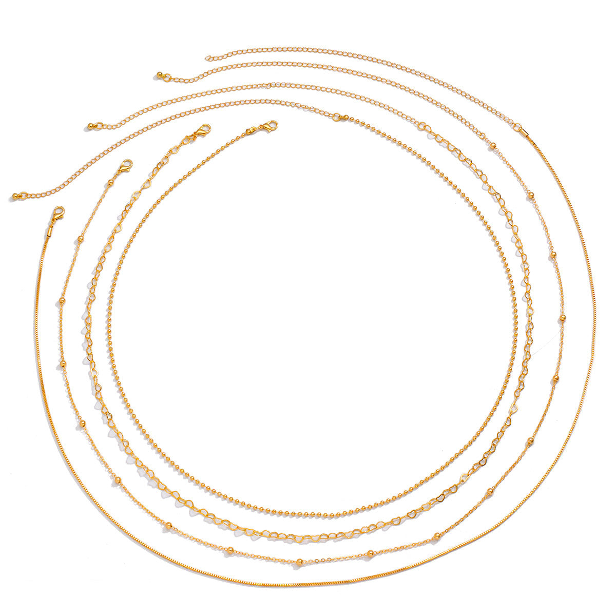 Stacked metal thin chain sexy multi-layer sweet cool spicy girl body chain - V.I.P Digital Presence