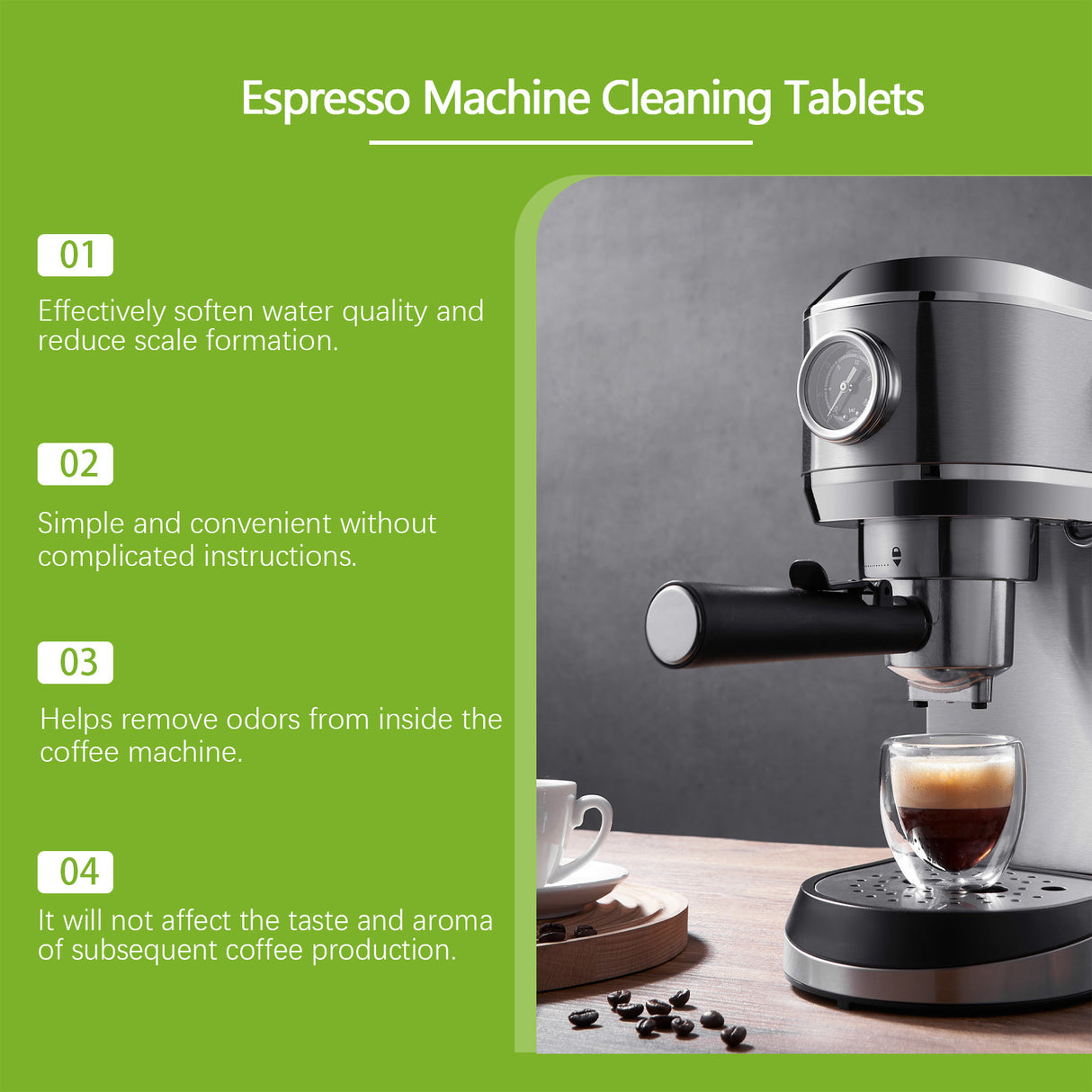 Coffee Machine Cleaning Sheet Descaling Cleaning Decontamination Descaling Maintenance Equipment Cleaning Sheet - V.I.P Digital Presence