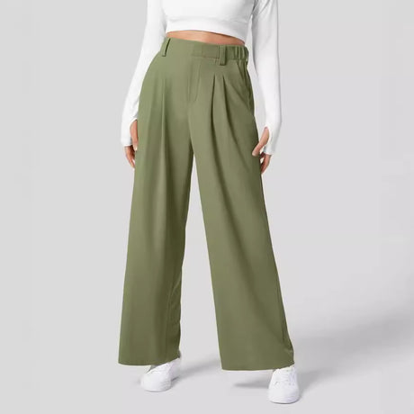 Hanging high waist wide leg versatile casual loose pants - V.I.P Digital Presence