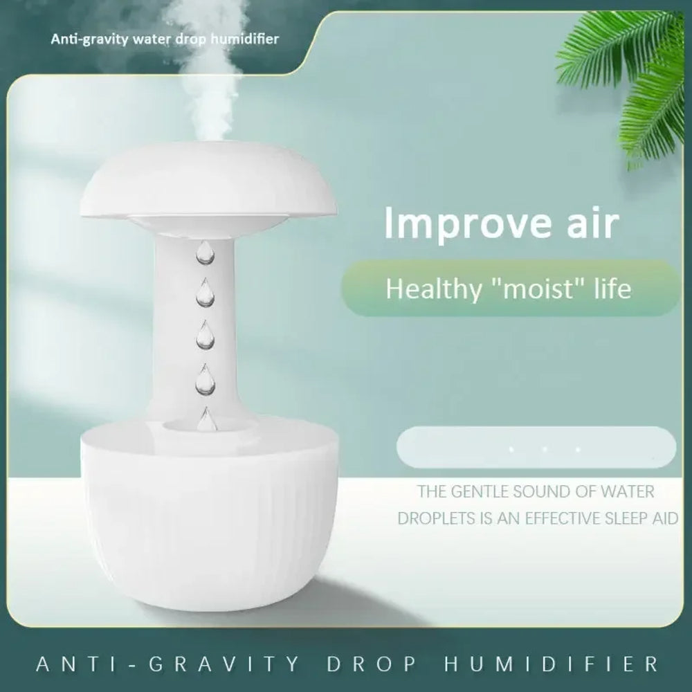 600ml Water Drop Humidifier Essential Oil Aromatherapy Diffuser Home Office Desktop Mute Ultrasonic Sprayer - V.I.P Digital Presence