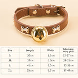 Claw Print Bone Alloy Bells for Pet Collars - Supplies for Dogs & Cats - V.I.P Digital Presence