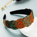 Hair Hoop Fashion Trend Color Rhinestone Head Hoop Luxury Wide Side Heavy Industry Party Hair Accessories Head Hoop - V.I.P Digital Presence