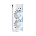 Rechargeable Portable Mini Fan with Spray Cooling – Desktop/ Room Use, Ventilation & LED Light - V.I.P Digital Presence
