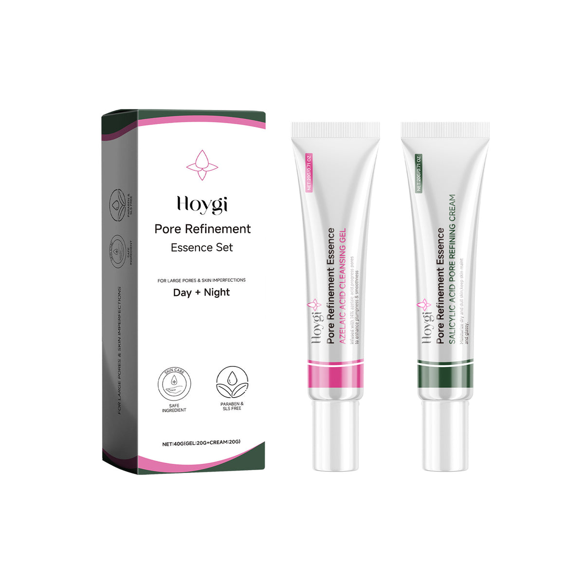 Pore Refinement Essence Set, Deeply Clean The Skin And Fine Pore Skin Cream - V.I.P Digital Presence