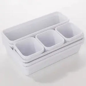 8pcs/set Adjustable Drawer Organizer Box Trays Make Up Cosmetics Sundries Divider Holder Kitchen Bathroom Closet Jewellery Box - V.I.P Digital Presence