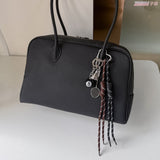 Miu Style Bag Charm Couple Edition Billiard Black 8 Decorative Chain Korean INS Alloy Badminton Climbing Keychain - V.I.P Digital Presence