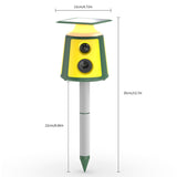 New arrival solar powered ultrasonic dog cat monkey rodent insects snake mouse rats mole bird repeller - V.I.P Digital Presence