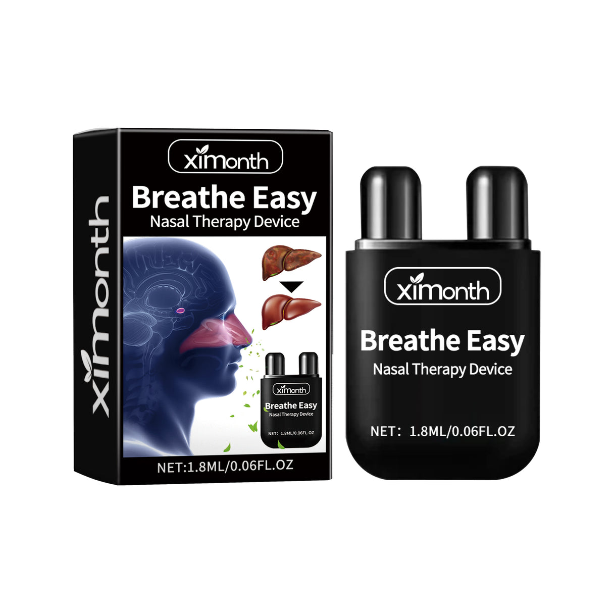 Breathe Easy Nasal Therapy Device, Relieve Nasal Congestion And Nasal Irritation Clean Nasal Passages Body Health Care Inhalants - V.I.P Digital Presence