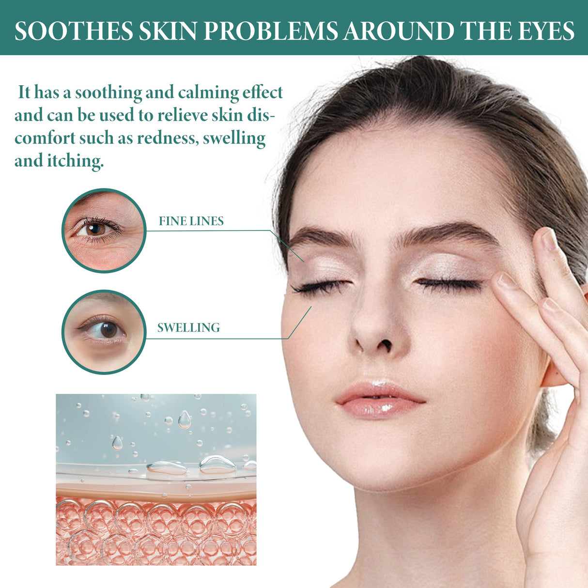 Puffy Eye Serum, Repair Essence Refreshing Hydrating Firming Brightens The Nicotinamide - V.I.P Digital Presence