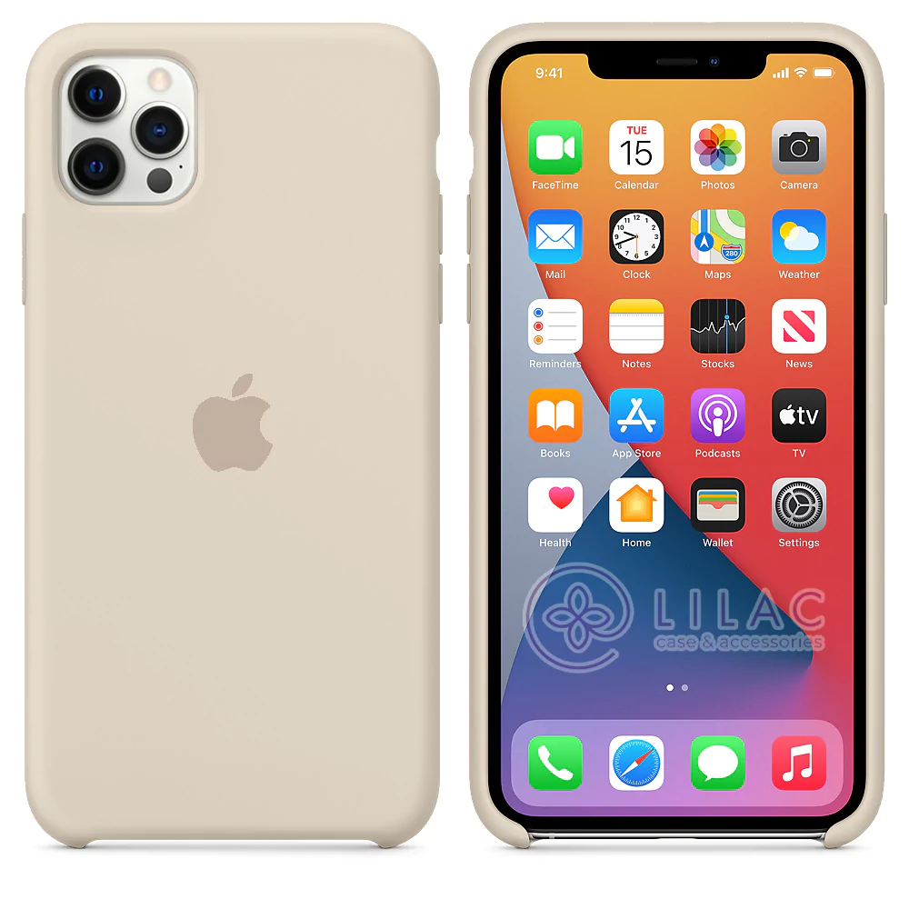 Funda de silicona líquida para móvil, todo incluido, para Apple Pro Max 13, funda protectora para iPhone 12, anticaídas y Pro Max 11 (piedra) 