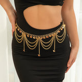 Fashionable retro star waist chain Waist chain metal street photography multi-layer pants chain - V.I.P Digital Presence
