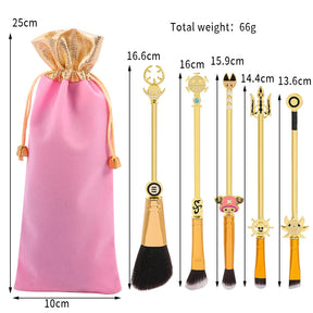 One Piece Anime Surrounding Luffy Chopper Skull Cool Loose Powder Brush Eye Shadow Brush Makeup Brush Tool Set - V.I.P Digital Presence