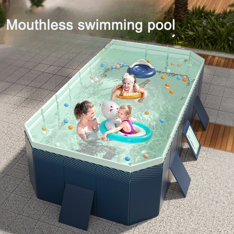 Non inflatable swimming pool installation free ready to use children's shower pool household outdoor large household pool - V.I.P Digital Presence