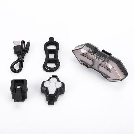 Wireless Remote Control Steering Light Tail Light USB Charging Waterproof Night Riding Cool Riding Warning Sign - V.I.P Digital Presence