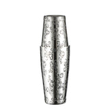 304 stainless steel etched pattern bright light Boston bartender bar two section bartender - V.I.P Digital Presence