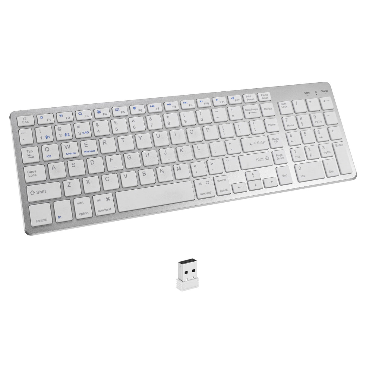 Charging Bluetooth the third mock examination wireless keyboard two zone digital mouse set for iPad game mute office - V.I.P Digital Presence