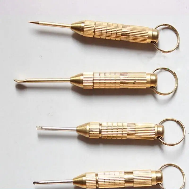 1Set Portable 4in1 Multi Tool Set Cross Screwdrivers Ear Pick Ear Cleaners Keychain Health Care Tools - V.I.P Digital Presence
