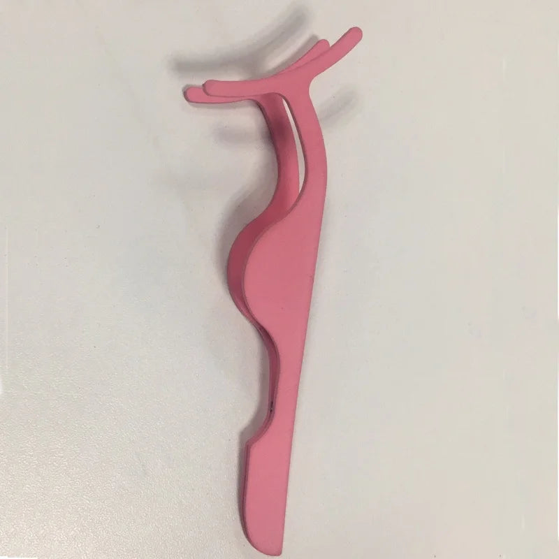 False Eyelash Tweezers Fake Eye Lash Applicator Eyelash Extension Curler Nipper Auxiliary Clip Clamp Makeup Forceps Tools - V.I.P Digital Presence