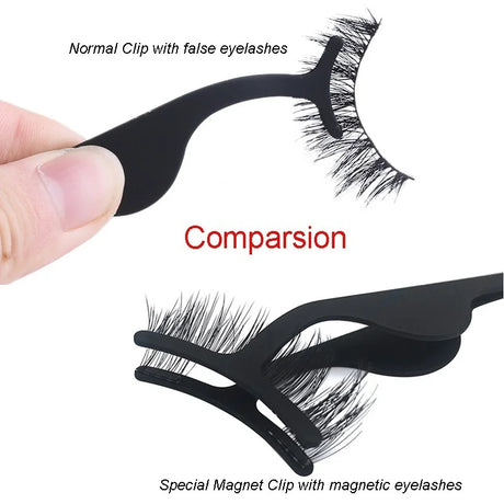 False Eyelash Tweezers Fake Eye Lash Applicator Eyelash Extension Curler Nipper Auxiliary Clip Clamp Makeup Forceps Tools - V.I.P Digital Presence