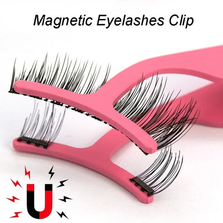 False Eyelash Tweezers Fake Eye Lash Applicator Eyelash Extension Curler Nipper Auxiliary Clip Clamp Makeup Forceps Tools - V.I.P Digital Presence