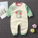 2024 Spring Autumn 0-2 Years Old Baby Romper Baby Jumpsuit Boys Girls Long-sleeved Trousers Newborn Romper Climbing Clothes - V.I.P Digital Presence