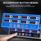 8 - Channel Calculagraph Kitchen Timer, 220V plug, shake - to - remind, 8 screens, great cooking accessory. - V.I.P Digital Presence