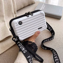 PC hard shell toiletry bag 7-inch shoulder crossbody bag hand storage bag suitcase small bag - V.I.P Digital Presence