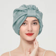 Double layer elastic simulation silk beauty makeup satin knotted hair care home French nightcap - V.I.P Digital Presence