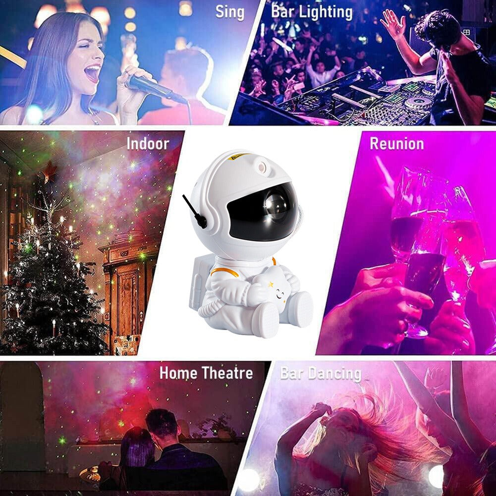 Astronaut Sky Projection Light Full of Stars Atmosphere Small Night Light Creative Astro Laser Nebula Light - V.I.P Digital Presence