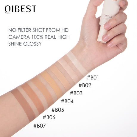 QIBEST Liquid Foundation Moisturizing Light Breathable Refreshing BB Cream Even Skin Tone Concealer - V.I.P Digital Presence