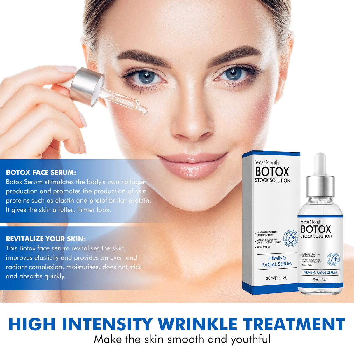 Firming Face Serum, Moisturizing And Moisturizing Brightening, Tender Skin And Reduce Fine Lines - V.I.P Digital Presence