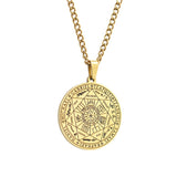 Stainless Steel Necklace Jewelry Seven Angels Magic Circle Pendant DIY Accessories Men's Necklace - V.I.P Digital Presence