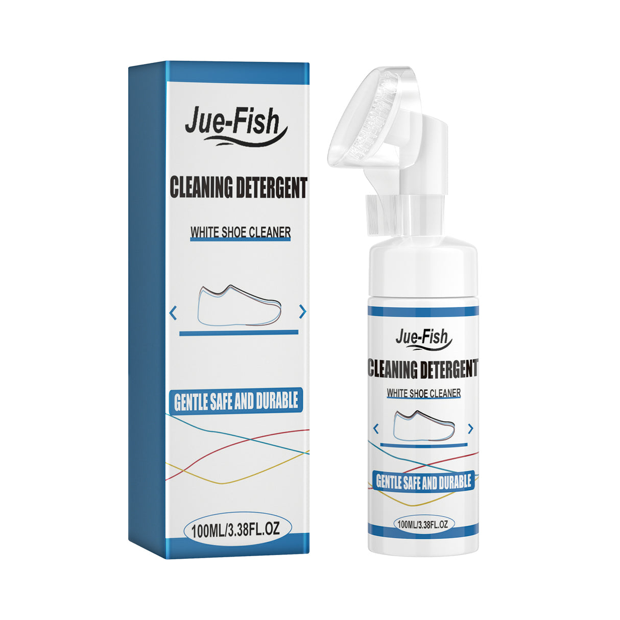 Water-Free Foam Sneakers Cleaning Kit, Small White Shoes Sneakers Decontaminating Brightening White Cleaning Multi-Functional Yellow Cleaner - V.I.P Digital Presence