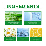 La espuma limpiadora facial de aloe vera limpia suavemente la piel y los poros, hidrata y controla la grasa, humecta y no tira.