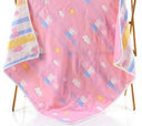 110*110cm Parent-child Baby Summer Bedding Sofa Quilt 100% Cotton Baby Blanket Child Quilt 6 Layers Muslin Swaddle for Newborns - V.I.P Digital Presence