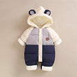 Baby down cotton jacket jumpsuit, autumn and winter clothes, khai clothes for men and women, baby clothes for going out, thick hugging clothes, winter climbing clothes - V.I.P Digital Presence