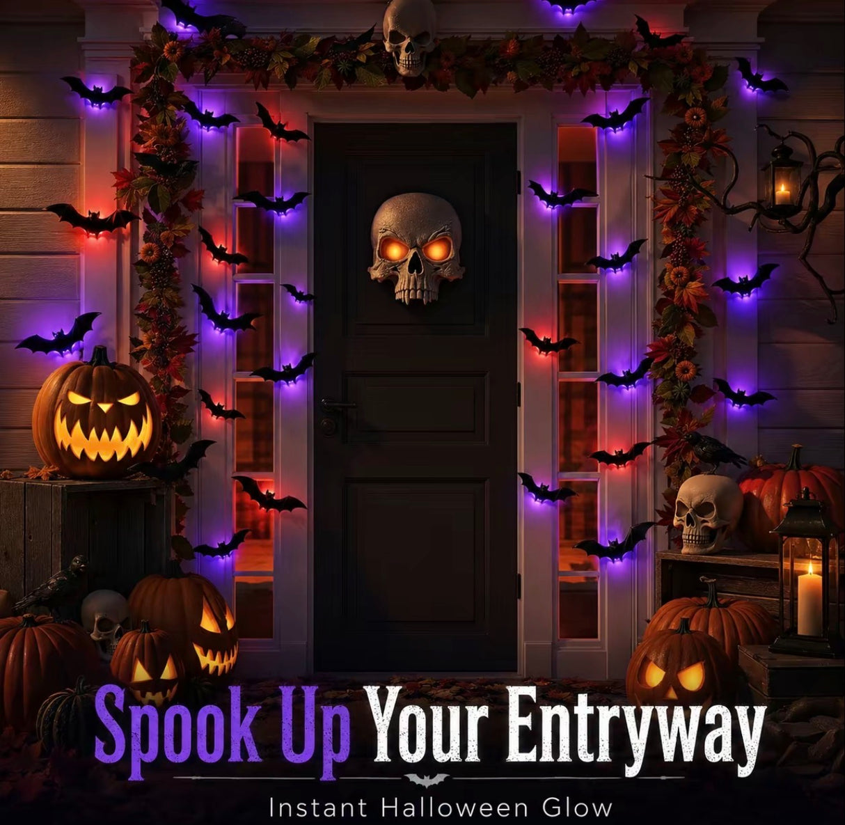 GlowBat 3D Halloween Bat Lights