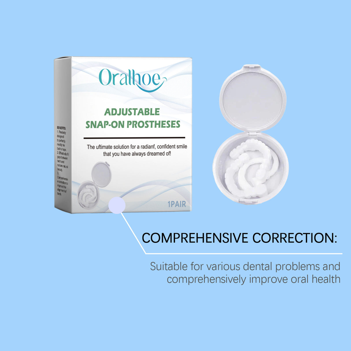 Adult Teeth Braces Denture Dentures Are Suitable For Covering Small Defects Between Teeth To Improve Appearance - V.I.P Digital Presence