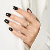 925 Sterling Silver Inlaid Zircon Ring - V.I.P Digital Presence
