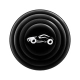 20pcs Universal Branded Silicone Car Door Shock Absorbing Buffers Protector Stickers Bumper, Fluorescent and Blac - V.I.P Digital Presence