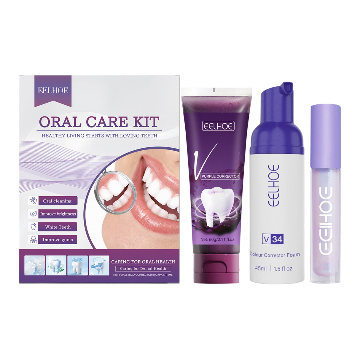 Dental Care Set Portable Home Clean Breath Care Dental Care Set - V.I.P Digital Presence