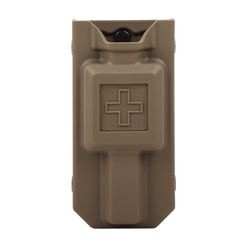 Caja médica táctica para exteriores, caja de almacenamiento de torniquete EMT, caja de nailon multifunción Molle de extracción rápida