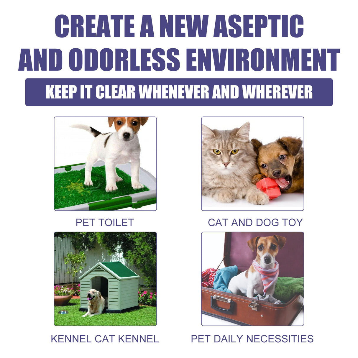 Pet Deodorant Spray To Remove Odors, Dogs And Cats To Remove Urine Odor Body Odor Feces Smell Clean Air - V.I.P Digital Presence