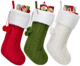 Christmas Decorations Knitted Wool Thick White Wool Socks Hotel Home Christmas Socks - V.I.P Digital Presence