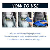 Leather Maintenance Cream, Car Seat Sofa Leather Cleaning Stains Refurbished Polish Cleaner - V.I.P Digital Presence