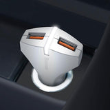 Baseus  Charge 3.0 Car Charger 5V3A Dual USB Port QC3.0 Quick Charger Mobile Phone Fast Charging Charger 2 USB Car-Charger - V.I.P Digital Presence