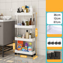 Kitchen multi layer vegetable basket rack floor-standing removable vegetable storage household multi functional trolley - V.I.P Digital Presence