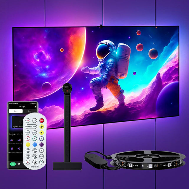 LED Light Strip Bluetooth Sync TV Background Ambient Light with Camera Color Matching - V.I.P Digital Presence
