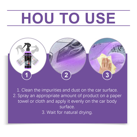 Car Coating Protective Spray Anti-Scratch Enhanced Gloss Paint Coating Spray Car Paint Maintenance - V.I.P Digital Presence
