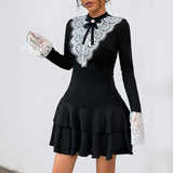 Lace   Party Mini Dress for Women - V.I.P Digital Presence